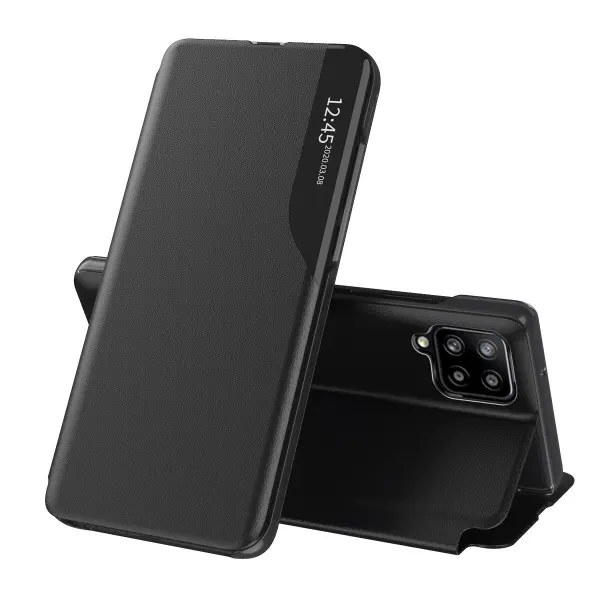 Husa pentru Samsung Galaxy A12 Nacho A127 / A12 A125, Techsuit, eFold, Neagra