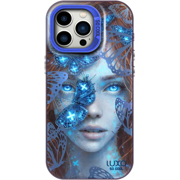 Husa pentru Samsung Galaxy A13 A137 / A04s A047 / A13 A135 / A13 5G A136, LUXO So CooL, ArcadiA Butterfly Girl, Multicolor