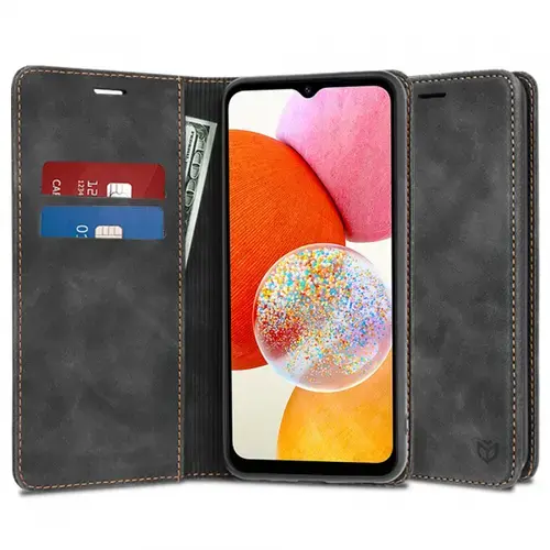 Husa pentru Samsung Galaxy A14 A145 / A14 5G A146, Techsuit, Confy, Neagra