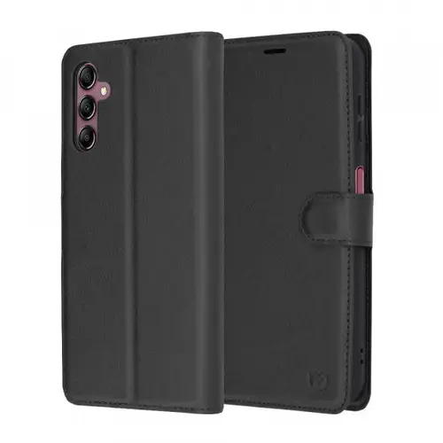 Husa pentru Samsung Galaxy A14 A145 / A14 5G A146, Techsuit Leather Folio (Negru)