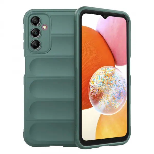 Husa pentru Samsung Galaxy A14 A145 / A14 5G A146, Techsuit, Magic Shield, Verde