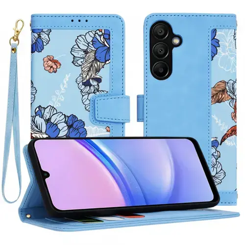 Husa pentru Samsung Galaxy A15 5G A156 / A15 A155 Techsuit FlipCraft (Albastru)