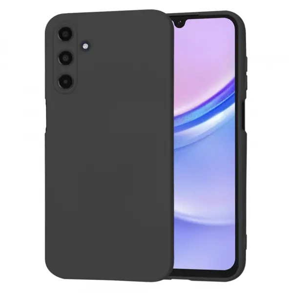 Husa pentru Samsung Galaxy A15 5G A156 / A15 A155, Techsuit, SoftFlex, Neagra