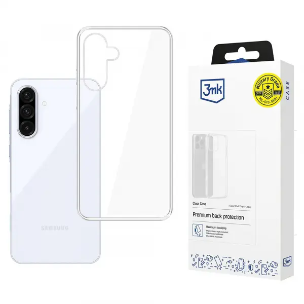 Husa pentru Samsung Galaxy A17 4G / A17 5G, 3MK, Clear, Transparenta