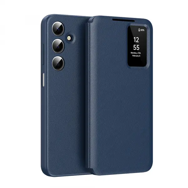 Husa pentru Samsung Galaxy A17 4G / A17 5G / A26 A266, Techsuit, SmartView, Albastra