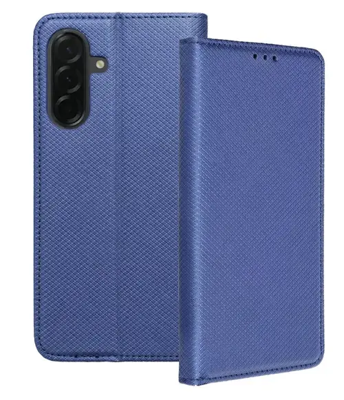 Husa pentru Samsung Galaxy A17 4G / A17 5G, OEM, Smart Magnet, Bleumarin