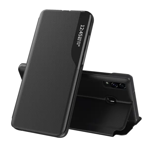 Husa pentru Samsung Galaxy A20e A202, Techsuit, eFold, Neagra