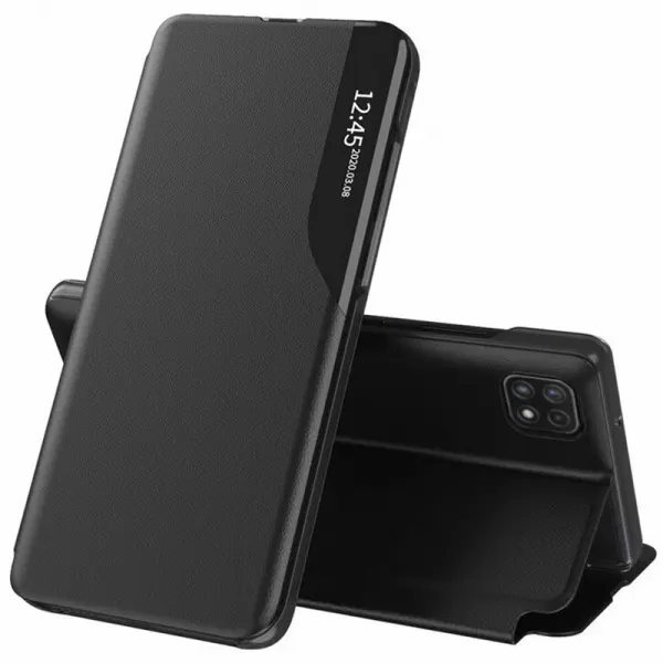 Husa pentru Samsung Galaxy A22 5G A226, Techsuit, eFold, Neagra