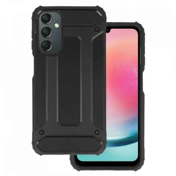 Husa pentru Samsung Galaxy A25 A256, Techsuit, Hybrid Armor, Neagra