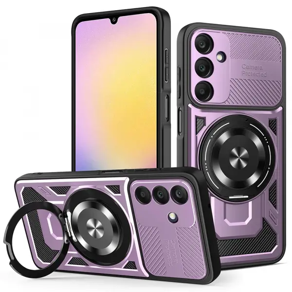 Husa pentru Samsung Galaxy A25 A256, Techsuit, RuggedCam, Mov