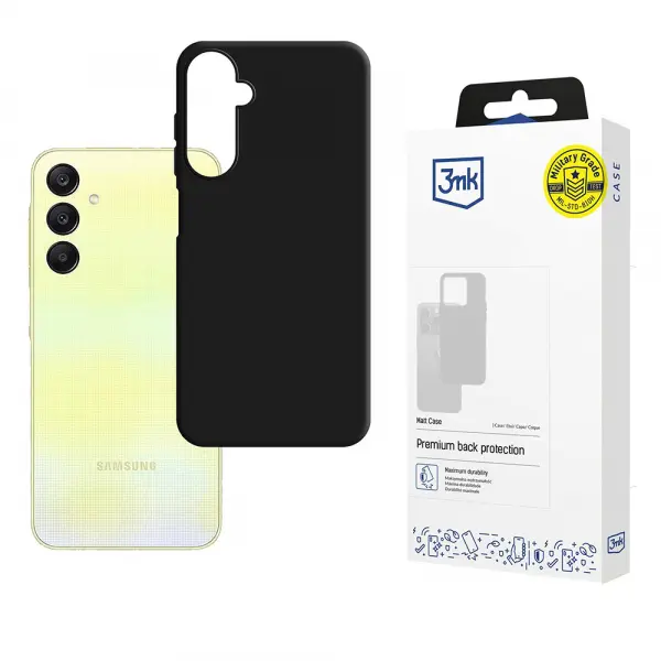 Husa pentru Samsung Galaxy A26 A266, 3MK, Neagra Mata