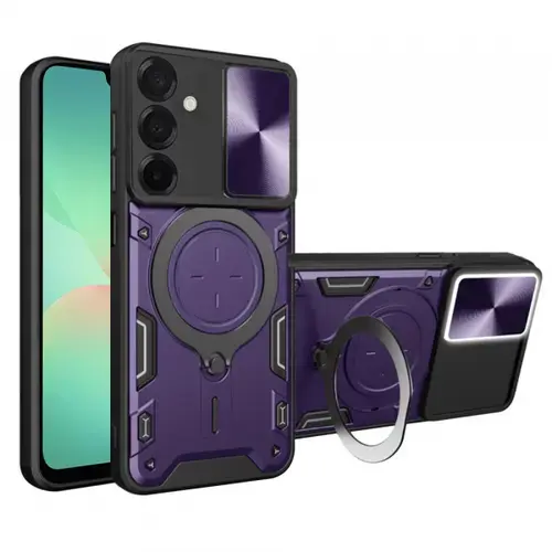 Husa pentru Samsung Galaxy A26 A266, Techsuit, CamGuard Pro, Mov