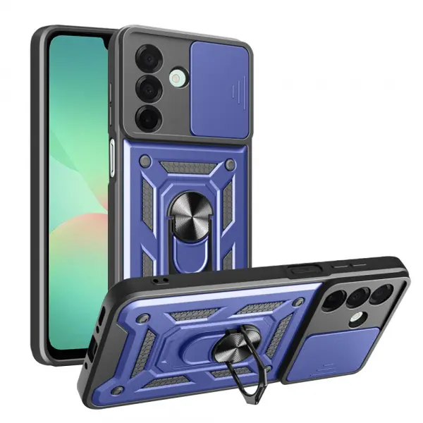 Husa pentru Samsung Galaxy A26 A266, Techsuit, CamShield, Albastra