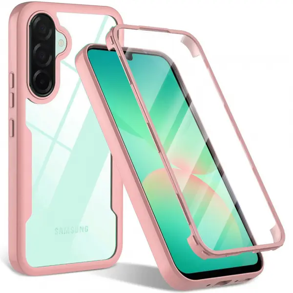 Husa pentru Samsung Galaxy A26 A266, Techsuit, ColorVerse 360, Roz