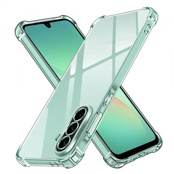 Husa pentru Samsung Galaxy A26 A266, Techsuit, Shockproof Clear, Transparenta