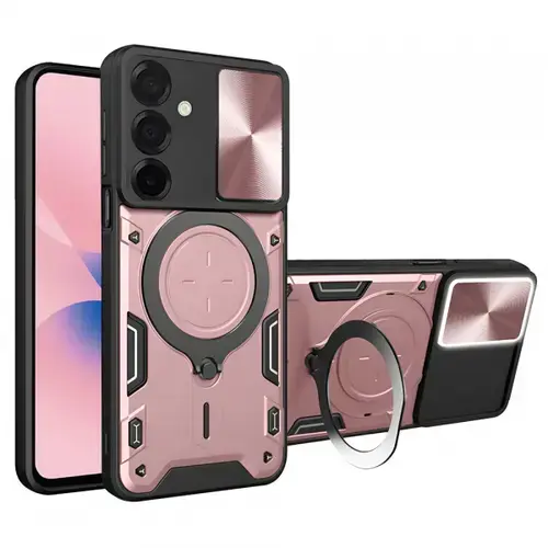 Husa pentru Samsung Galaxy A27 5G, Techsuit, CamGuard Pro, Roz Aurie