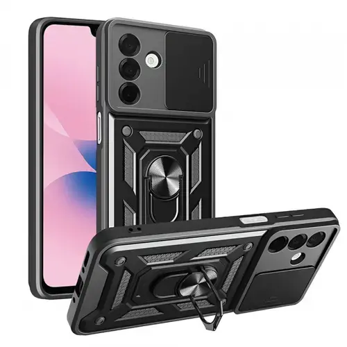 Husa pentru Samsung Galaxy A27 5G, Techsuit, CamShield, Neagra