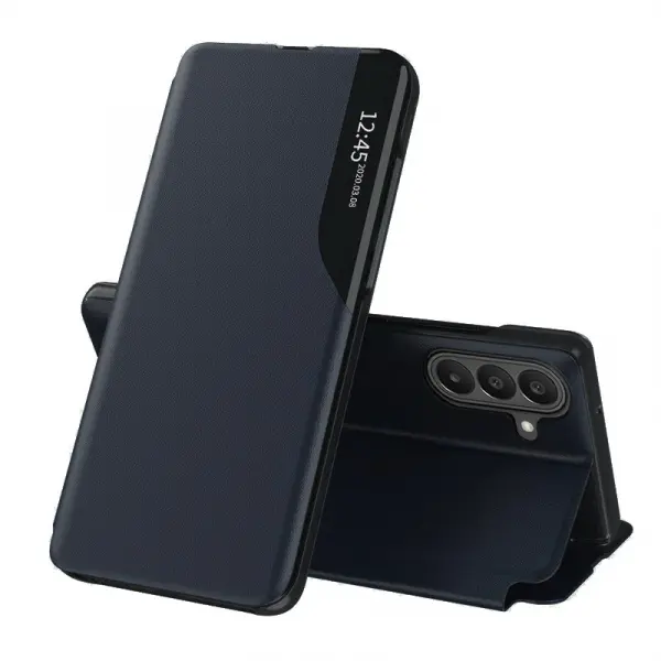 Husa pentru Samsung Galaxy A27 5G, Techsuit, eFold New Model, Albastra Inchis