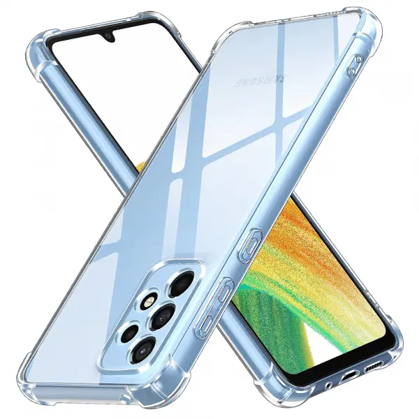 Husa pentru Samsung Galaxy A33 5G A336, Techsuit, Shockproof Clear, Transparenta