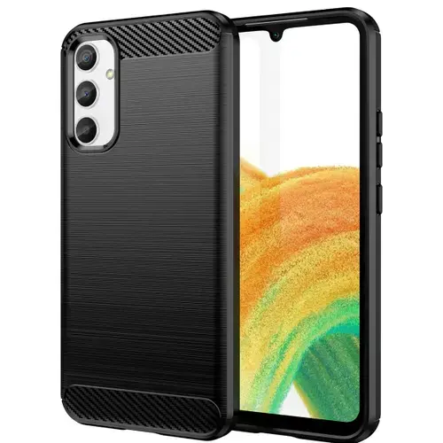 Husa pentru Samsung Galaxy A34 A346, OEM, Carbon, Neagra