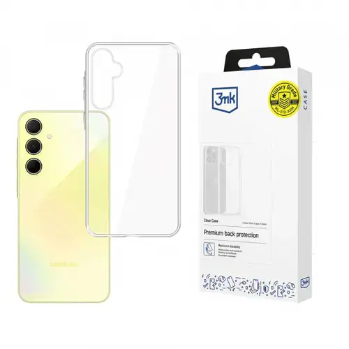 Husa pentru Samsung Galaxy A35 5G A356, 3MK, Clear, Transparenta