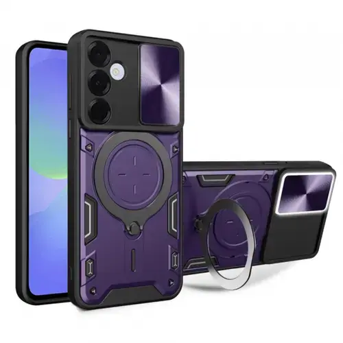 Husa pentru Samsung Galaxy A36 A366, Techsuit, CamGuard Pro, Mov
