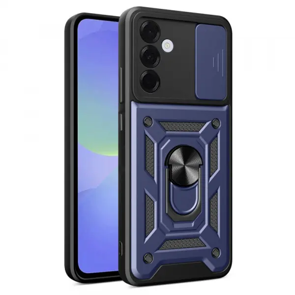 Husa pentru Samsung Galaxy A36 A366, Techsuit, CamShield, Albastra