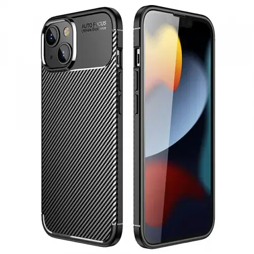 Husa pentru Samsung Galaxy A37 5G, OEM, Carbon Enviro, Neagra
