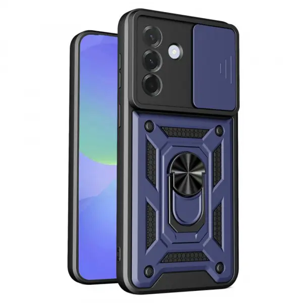 Husa pentru Samsung Galaxy A37 5G, Techsuit, CamShield, Albastra