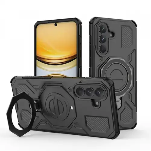 Husa pentru Samsung Galaxy A37 5G, Techsuit, Carbon Shield Pro (Negru)