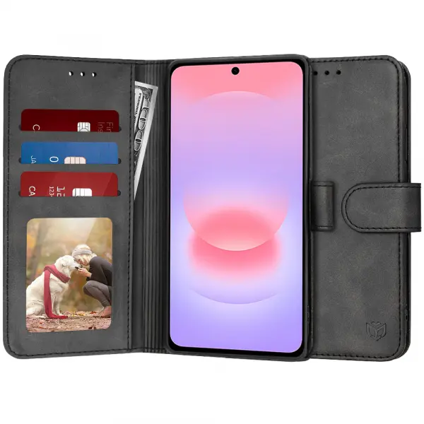Husa pentru Samsung Galaxy A37 5G, Techsuit, Diary Book, Neagra