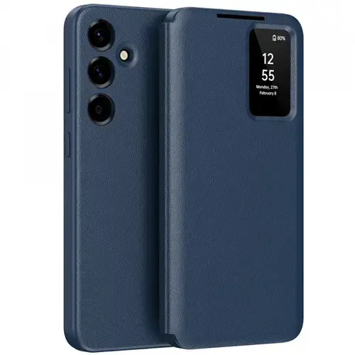 Husa pentru Samsung Galaxy A37 5G, Techsuit, SmartView, Albastra