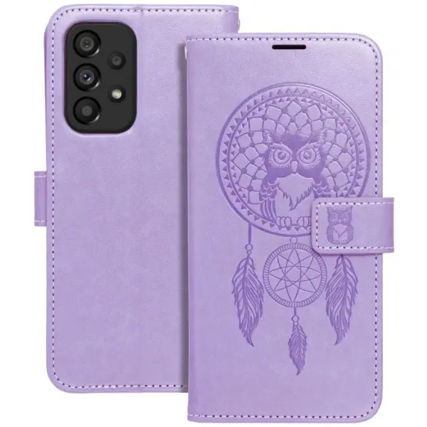 Husa pentru Samsung Galaxy A52s 5G A528 / A52 5G A526 / A52 A525, OEM, MEZZO Dream Catcher, Mov
