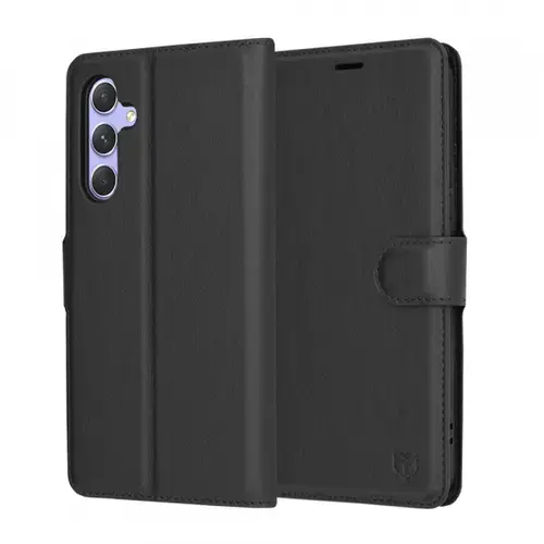 Husa pentru Samsung Galaxy A54 A546, Techsuit, Leather Folio, Neagra