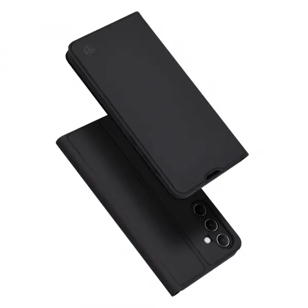 Husa pentru Samsung Galaxy A55 5G A556, Techsuit, Magskin Book, Neagra