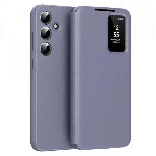 Husa pentru Samsung Galaxy A55 5G A556 Techsuit SmartView (Mov)