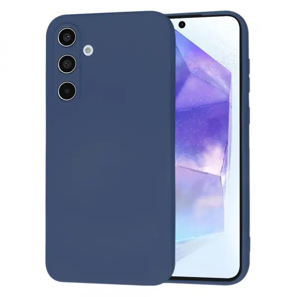 Husa pentru Samsung Galaxy A55 5G A556, Techsuit, SoftFlex, Bleumarin