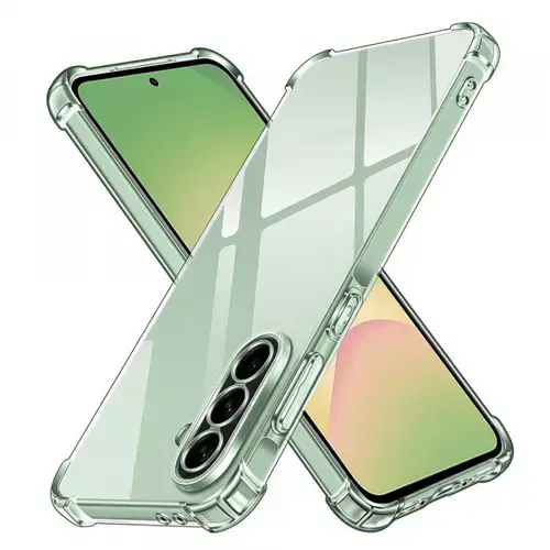 Husa pentru Samsung Galaxy A56 A566, Techsuit, Shockproof Clear, Transparenta