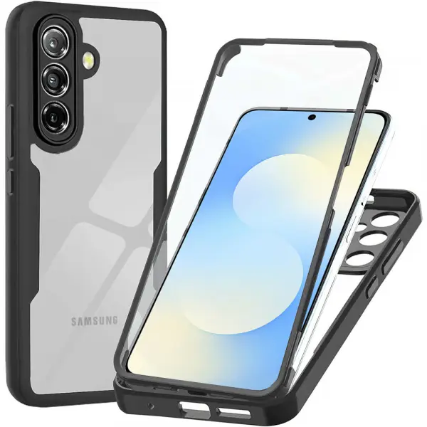 Husa pentru Samsung Galaxy A57 5G, Techsuit, ColorVerse 360, Neagra