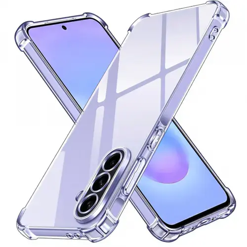 Husa pentru Samsung Galaxy A57 5G, Techsuit, Shockproof Clear, Transparenta