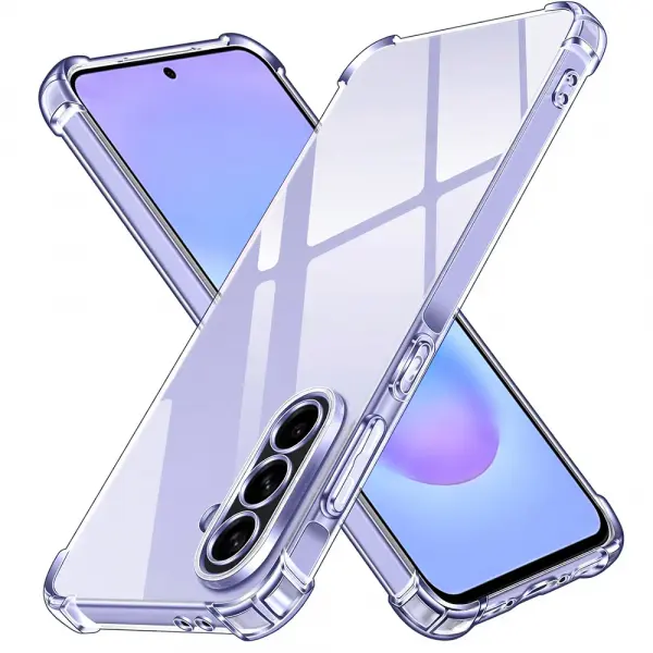 Husa pentru Samsung Galaxy A57 5G, Techsuit, Shockproof Clear, Transparenta