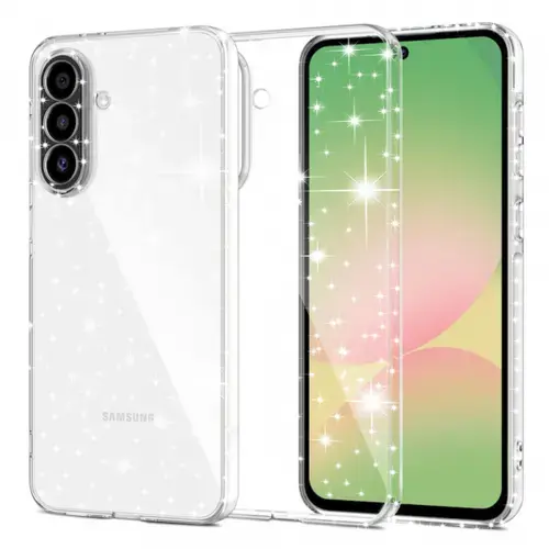 Husa pentru Samsung Galaxy A57 5G, Techsuit, SparkleSkin, Transparenta
