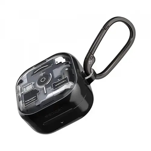 Husa pentru Samsung Galaxy Buds4 / Buds4 Pro, Spigen ACS11201, Ultra Hybrid, Neagra