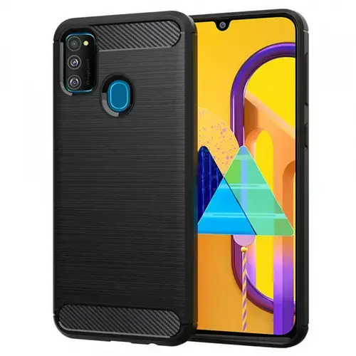 Husa pentru Samsung Galaxy M21 M215 / M30s M307, Techsuit, Carbon