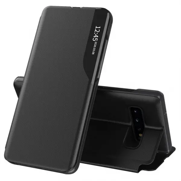 Husa pentru Samsung Galaxy S10+ G975, Techsuit, eFold, Neagra