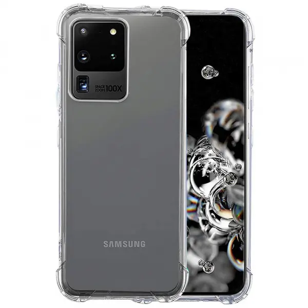Husa pentru Samsung Galaxy S20 Ultra 5G G988 / S20 Ultra G988, Techsuit, Shockproof Clear, Transparenta