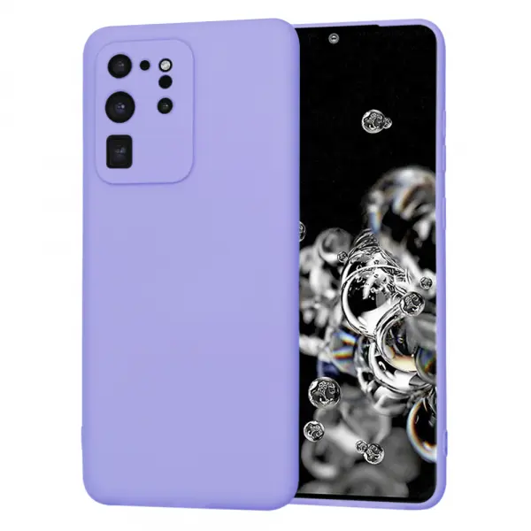 Husa pentru Samsung Galaxy S20 Ultra 5G G988 / S20 Ultra G988, Techsuit, SoftFlex, Mov Deschis