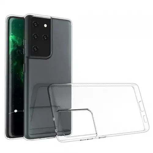 Husa pentru Samsung Galaxy S21 Ultra 5G G998, OEM, Ultra Slim, 0.5mm, Transparenta