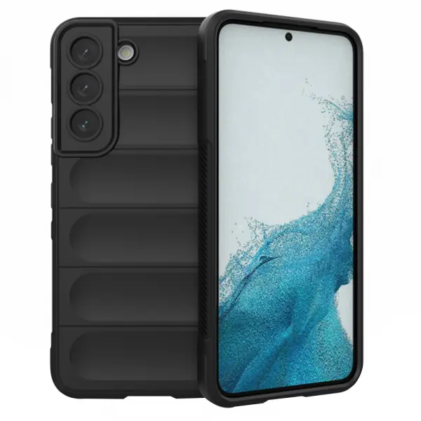 Husa pentru Samsung Galaxy S22 5G S901, Techsuit, Magic Shield, Neagra