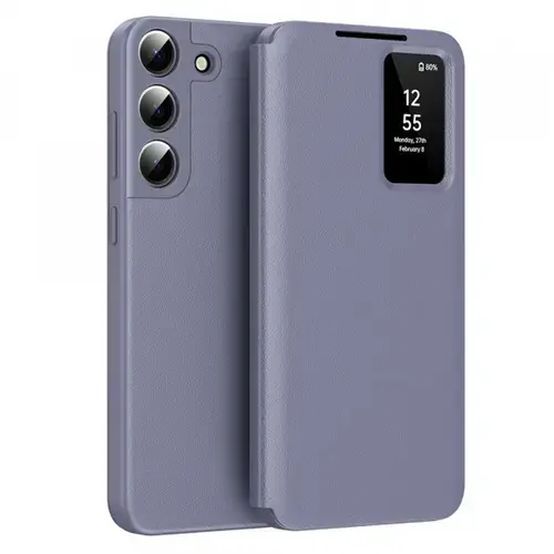 Husa pentru Samsung Galaxy S22 5G S901, Techsuit, SmartView, Mov